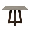 Armen Living Elodie Gray Concrete And Dark Gray Oak Rectangle Dining Table In Dark Grey  02