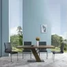 Fusion Contemporary Side Chair In Gray and Stainless Steel - Set of 2 - Fusion Contemporary Side Chair In Gray and Stainless Steel - Set of 2