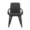 Greisen Modern Charcoal Wood Dining Room Chair 01 - Greisen Modern Charcoal Wood Dining Room Chair 01