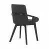 Greisen Modern Charcoal Wood Dining Room Chair 04 - Greisen Modern Charcoal Wood Dining Room Chair 04