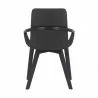 Greisen Modern Charcoal Wood Dining Room Chair 05 - Greisen Modern Charcoal Wood Dining Room Chair 05
