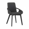 Greisen Modern Charcoal Wood Dining Room Chair 03 - Greisen Modern Charcoal Wood Dining Room Chair 03