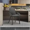 Greisen Modern Gray Wood Dining Room Chair - Greisen Modern Gray Wood Dining Room Chair