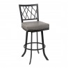 Giselle Contemporary 26" Counter Height Barstool - Front