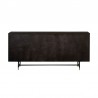 Armen Living Gatsby Oak and Metal Buffet Cabinet Front