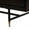 Gatsby Oak and Metal  Buffet Cabinet - Leg Detailed