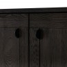Gatsby Oak and Metal  Buffet Cabinet - Cabinet Close-Up