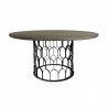 Armen Living Gatsby Metal Round Dining Table  04