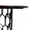 Armen Living Gatsby Metal Round Dining Table  09