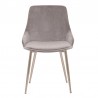 Heidi Gray Velvet Dining Accent Chair 02