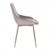 Heidi Gray Velvet Dining Accent Chair 04