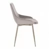 Heidi Gray Velvet Dining Accent Chair 04 - Heidi Gray Velvet Dining Accent Chair 04