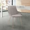 Heidi Gray Velvet Dining Accent Chair 01 - Heidi Gray Velvet Dining Accent Chair 01