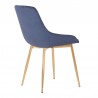 Heidi Blue Velvet Dining Accent Chair 02