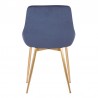 Heidi Blue Velvet Dining Accent Chair 01