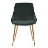Heidi Green Velvet Dining Accent Chair 02