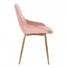 Heidi Blush Velvet Dining Accent Chair 02