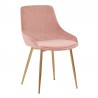 Heidi Blush Velvet Dining Accent Chair 1