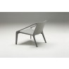 Yumi Lounge Chair Grey - Side Angle