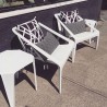 Yumi Lounge Chair White - Lifestyle