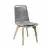Armen Living Island Outdoor Light Eucalyptus Wood And Grey Rope Dining Chairs 4 - Armen Living Island Outdoor Light Eucalyptus Wood And Grey Rope Dining Chairs 4