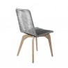 Armen Living Island Outdoor Light Eucalyptus Wood And Grey Rope Dining Chairs 02