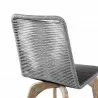 Armen Living Island Outdoor Light Eucalyptus Wood And Grey Rope Dining Chairs 6 - Armen Living Island Outdoor Light Eucalyptus Wood And Grey Rope Dining Chairs 6