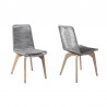 Armen Living Island Outdoor Light Eucalyptus Wood And Grey Rope Dining Chairs 01