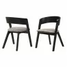 Armen Living Jackie Mid-Century Upholstered Dining Chairs in Black finish - Set of 2 01 - Armen Living Jackie Mid-Century Upholstered Dining Chairs in Black finish - Set of 2 01