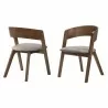 Armen Living Jackie Mid-Century Upholstered Dining Chairs In Walnut finish - Set of 2 01 - Armen Living Jackie Mid-Century Upholstered Dining Chairs In Walnut finish - Set of 2 01