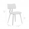 Jaguar Mid-Century Dining Chair in Walnut Wood and Green Fabric 01