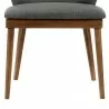 Armen Living Juno Charcoal Fabric and Walnut Wood Dining Side Chairs - Seating - Armen Living Juno Charcoal Fabric and Walnut Wood Dining Side Chairs - Seating