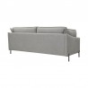 Armen Living Juliett 80" Modern Gray Fabric Power Reclining Sofa Back