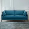 Armen Living Juliett 80" Modern Blue Fabric Power Reclining Sofa - Armen Living Juliett 80" Modern Blue Fabric Power Reclining Sofa