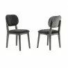 Katelyn Midnight Open Back Dining Chair - Set of 2  - Katelyn Midnight Open Back Dining Chair - Set of 2 