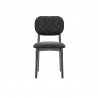 Katelyn Midnight Open Back Dining Chair - Front
