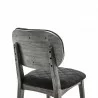 Katelyn Midnight Open Back Dining Chair - Back Close-Up - Katelyn Midnight Open Back Dining Chair - Back Close-Up