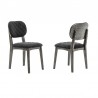 Armen Living Katelyn Midnight Open Back Dining Chair - Set of 2 In Tundra Gray 01