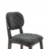 Armen Living Katelyn River Open Back Dining Chair - Set of 2 In Tundra Gray 03