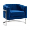 Armen Living Kamila Contemporary Accent Chair blue 001
