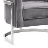 Armen Living Kamila Contemporary Accent Chair Grey 003