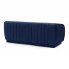 Armen Living Kinsley Navy Blue Modern Velvet Sofa Back