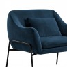 Karen Blue Velvet Modern Accent Chair002