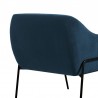 Karen Blue Velvet Modern Accent Chair 006