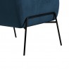 Karen Blue Velvet Modern Accent Chair 005