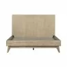 Armen Living Baly Acacia Mid-Century Gray Sandblast Platform Bed In Gray Sandblast Summer 03 - Armen Living Baly Acacia Mid-Century Gray Sandblast Platform Bed In Gray Sandblast Summer 03