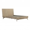 Armen Living Baly Acacia Mid-Century Gray Sandblast Platform Bed In Gray Sandblast Summer 02