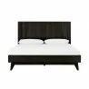 Baly Acacia Mid-Century Platform King Bed in Brushed Brown/Gray 004 - Baly Acacia Mid-Century Platform King Bed in Brushed Brown/Gray 004
