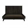 Baly Acacia Mid-Century Platform King Bed in Brushed Brown/Gray 003