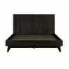 Baly Acacia Mid-Century Platform King Bed in Brushed Brown/Gray 003 - Baly Acacia Mid-Century Platform King Bed in Brushed Brown/Gray 003